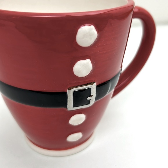 Hallmark Santa Suit Mug NWT, raised design, Christmas mug - Picture 9 of 12
